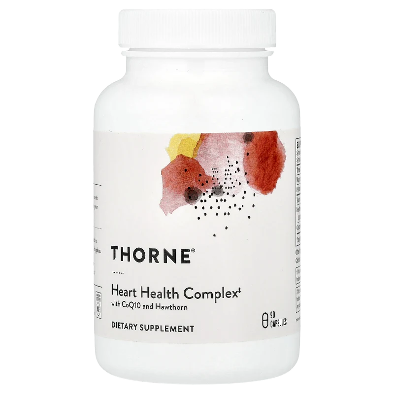 Complejo Salud del Corazón con CoQ10 y Espino, 90 Cápsulas, Thorne