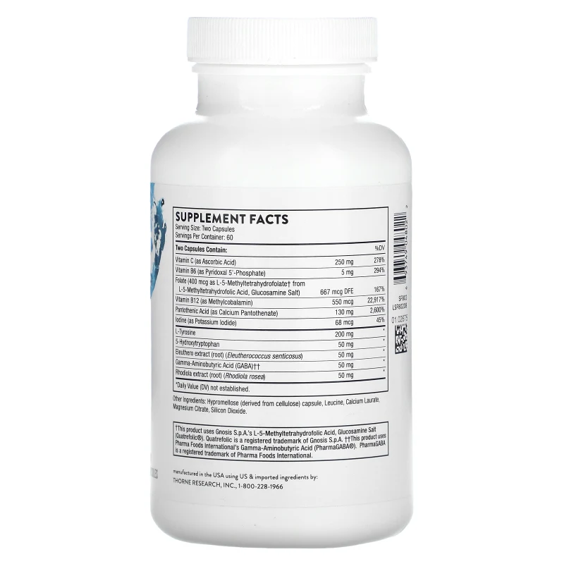 Emotion Balance Support, 120 Cápsulas, Thorne