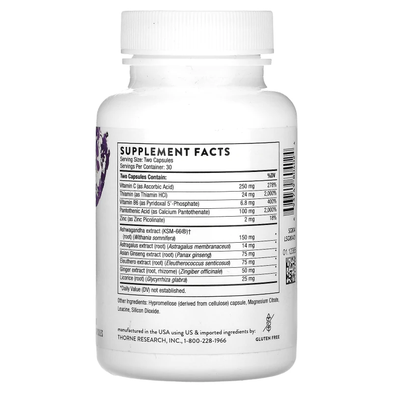 Stress Balance, 60 Cápsulas, Thorne