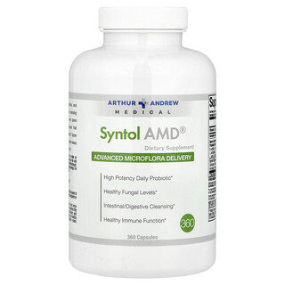 Arthur Andrew Medical, Syntol AMD，提供高階微生物菌群，500 毫克，360 粒膠囊