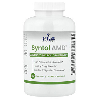 Arthur Andrew Medical, Syntol AMD，提供高級微生物菌群，500 毫克，360 粒膠囊
