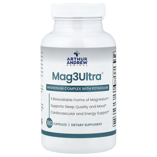 Arthur Andrew Medical, Mag3Ultra®，180 粒膠囊