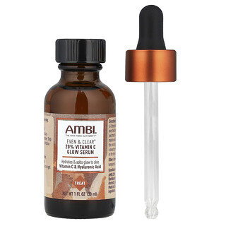 AMBI, Even & Clear®，20% 維生素 C 亮澤精華，1 液量盎司（30 毫升）