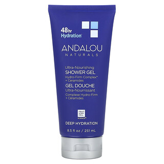 Andalou Naturals, 特滋養沐浴露，深層保濕，8.5 液量盎司（251 毫升）