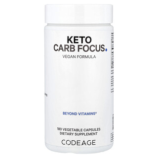 Codeage, Keto Carb Focus，180 粒膠囊