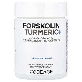 Codeage, 毛喉素薑黃+，90 粒膠囊