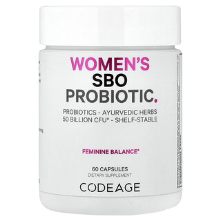 Codeage, 女性 SBO 益生菌，500 億 CFU，60 粒膠囊