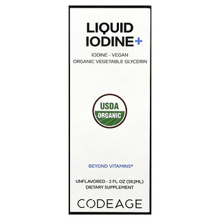 Codeage, 碘+，2 液量盎司（59.2 毫升）
