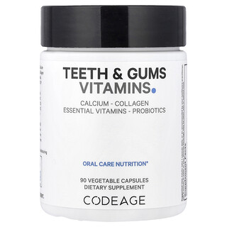 Codeage, 牙齒和牙齦維生素，90 粒素食膠囊