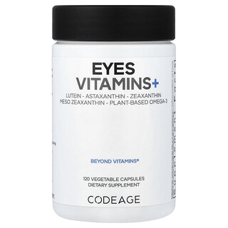 Codeage, 眼部維生素 +，120 粒素食膠囊