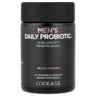 Codeage, 男性日常幫助益生菌，30 粒素食膠囊