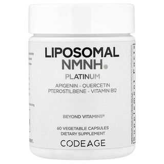 Codeage, Liposomal NMNH Platinum, 60 Vegetable Capsules