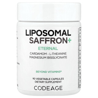 Codeage, Eternal，脂質體番紅花+，90 粒素食膠囊