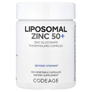 Codeage, 檸檬酸鋅 50+，100 粒素食膠囊（每粒 50 毫克）
