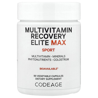 Codeage, 運動，Multivitamin Recovery Elite Max，90 粒素食膠囊