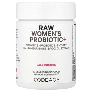 Codeage, 未加工女性益生菌+，60 粒素食膠囊