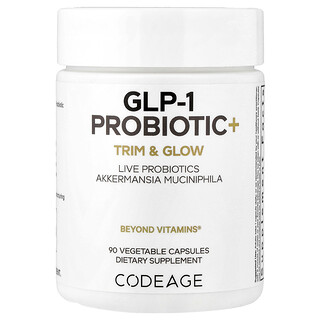 Codeage, GLP-1 益生菌+，修身亮膚，90 粒素食膠囊