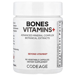 Codeage, 骨骼維生素+ 素食膠囊，90 粒