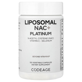 Codeage, 脂質體 NAC+ 鉑，120 粒素食膠囊