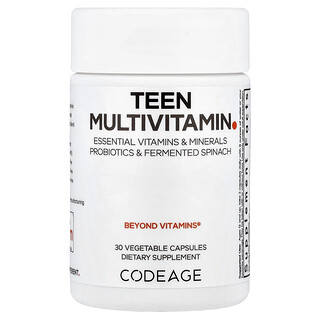 Codeage, 青少年多維生素素食膠囊，30 粒