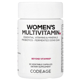 Codeage, 女性多維生素，30 粒素食膠囊