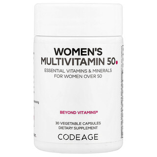 Codeage, 50 歲以上女性多維生素，30 粒素食膠囊