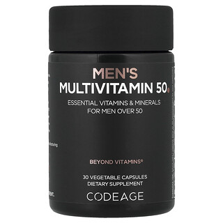 Codeage, 男性多維生素 50，30 粒素食膠囊