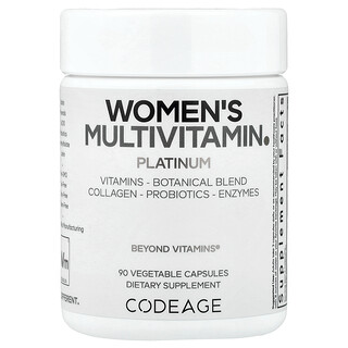 Codeage, 女性多維生素，鉑金版，90 粒素食膠囊