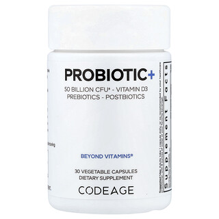 Codeage, 益生菌+，30 粒素食膠囊