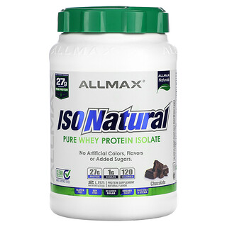 ALLMAX, IsoNatural 純分離乳清蛋白，巧克力，2 磅（907 克）