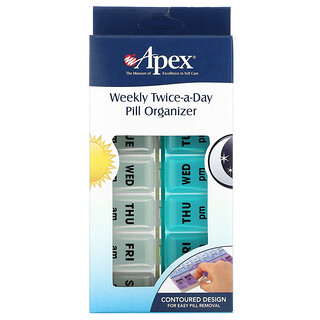 Apex, 每日兩次一周裝藥盒，1個藥片藥盒