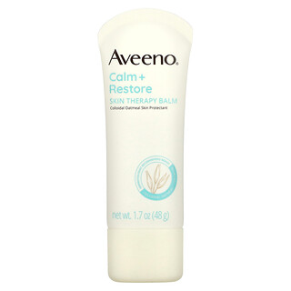 Aveeno, 舒緩 + 修復，護膚乳膏，無香，1.7 盎司（48 克）