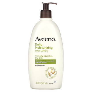 Aveeno, 每日保濕乳液，無香，18 液量盎司（532 毫升）