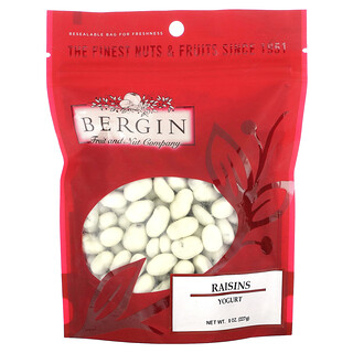 Bergin Fruit and Nut Company, Yogurt Covered Raisins, 8 oz (227 g)