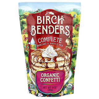 Birch Benders, 多面煎餅和鬆餅粉，有機彩糖，14 盎司（397 克）