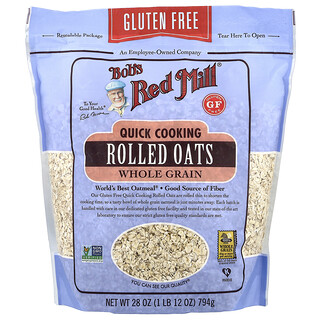 Bob's Red Mill, 速煮輾制燕麥，全穀物，無麩質，28 盎司（794 克）