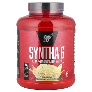 BSN, Syntha-6，超優質蛋白質基質，香草冰淇淋，5 磅（2.27 千克）