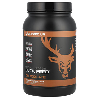 Bucked Up, Buck Feed™，原蛋白質，巧克力味，35.34 盎司（1,002 克）