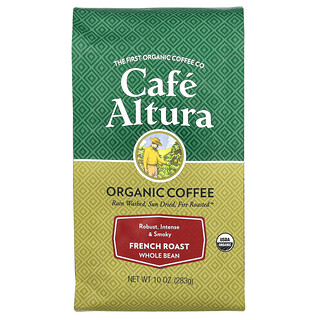 Cafe Altura, 有機咖啡，全豆，法式烘培，10 盎司（283 克）