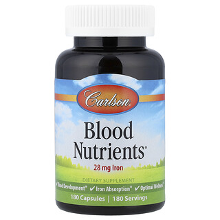 Carlson, Blood Nutrients®，180 粒膠囊