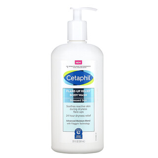 Cetaphil, 突發緩解沐浴露，緊張肌膚，20 液量盎司（591 毫升）