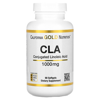 California Gold Nutrition, CLA，Clarinol，共軛亞油酸，1000 毫克，90 粒軟膠囊