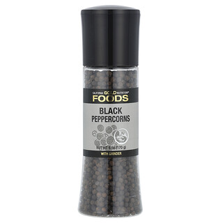 California Gold Nutrition, FOODS - 黑胡椒研磨器，6 盎司（170 克）