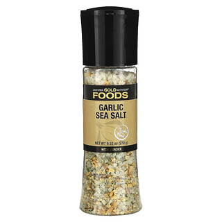 California Gold Nutrition, FOODS，大蒜海鹽研磨器，9.52 盎司（270 克）