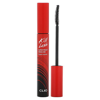 Clio, Kill Lash，超防水睫毛膏，03 Sleek Volume，0.24 盎司（7 克）