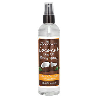 Cococare, 椰子乾油身體噴霧，6 盎司（180 毫升）