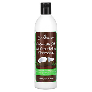 Cococare, 椰子油保濕洗髮水，12液盎司（354毫升）