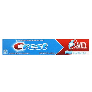 Crest, 蛀牙保護，含氟牙膏，清爽薄荷凝膠，8.2 盎司（232 克）
