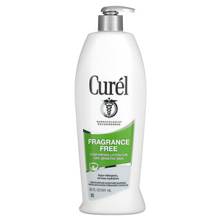 Curel, 無香型舒緩乳液，適合乾燥敏感肌，20 液量盎司（591 毫升）