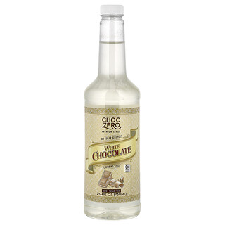 ChocZero, 優質糖漿，白巧克力，無糖，26.5 盎司（750 毫升）